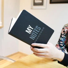 Libreta con frases
